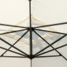 3,5x3,5m kvadratisk hænge parasol til have terrasse med tilt anti uv Copenhagen Mængderabat