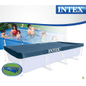 Intex 28039 Universel betræk 450x220cm rektangulær fritstående pool På Tilbud