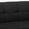 Astralis 2 personers sofa futon sovesofa stof med metalben USB-oplader 