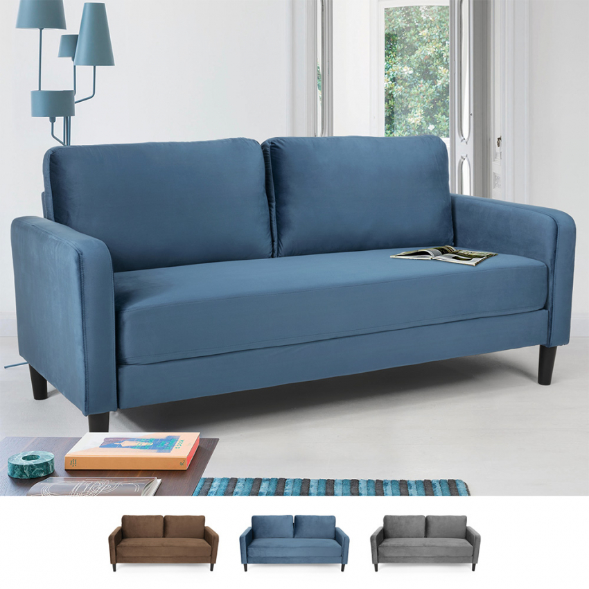 Portland 3 personers sofa moderne design stofbetræk i udvalgte farver Kampagne