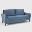 Portland 3 personers sofa moderne design stofbetræk i udvalgte farver Udsalg