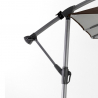 Shadow Brown 2,5x2,5 m kvadratisk hænge parasol til have altan med tilt Udvalg