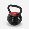 Elettra kettlebell 18 kg justerbar træningsudstyr styrketræning fitness På Tilbud