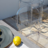 Igloo Scab stabelbare design spisebords stol i gennemsigtig plastik Tilbud