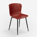 Chloe AHD design spisebords stol plast mange farver sorte metal ben Køb