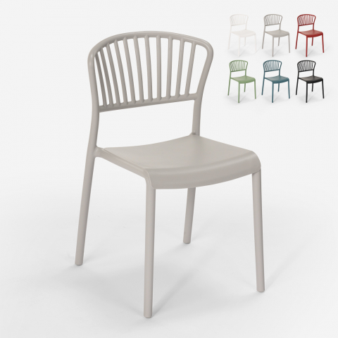 Vivienne AHD stabelbare design spisebords stol af plast i mange farver Kampagne
