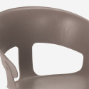 Evelyn AHD design spisebords stol plast mange farver sorte metal ben Billig