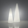 Cono Slide led lampe lys kegleformet gulvlampe lavet af polyethylen Tilbud