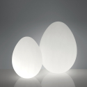 Dino Slide æggeformet gulvlampe plast lampe led lys forskellig størrelse Tilbud