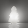 Slide lightree transparant kunstigt plastik juletræ med lys led lampe Tilbud