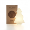 Slide lightree transparant kunstigt plastik juletræ med lys led lampe Rabatter