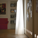 Manhattan Slide prismeformet design plastik gulvlampe led lampe lys Rabatter