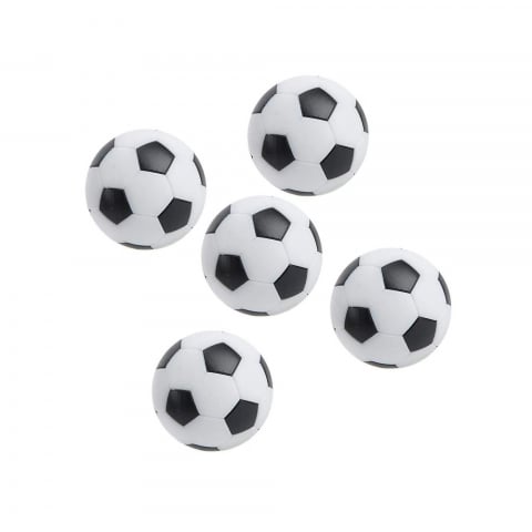 Sæt med 5 erstatnings bolde 30 mm til bordfodbold foosball fodboldspil