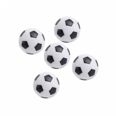 Sæt med 5 erstatnings bolde 32 mm til bordfodbold foosball fodboldspil