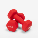 Megara håndvægte dumbbell sæt 2x4 kg træningsudstyr styrketræning fitness Kampagne