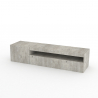 Daiquiri Concreate M tv bord betonfarve lav skænk med 1 skab 1 klaplåge På Tilbud