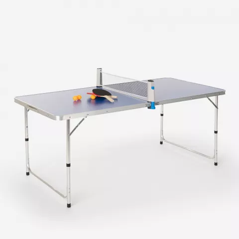 Backspin foldbar udendørs bordtennisbord med bordtennis bat bolde net