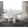 Jesi Liber Wood lille hvidt spisebord 90x90cm bord med udtræk til 180cm Udsalg