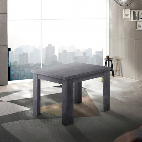 Jesi Liber Ardesia lille spisebord 90x90cm bord med udtræk op til 180cm