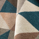 Milano GLO010 firkantet designer tæppe til under spisebordet og sofa Tilbud