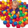 Intex 49600 8cm sjove plastikbolde i blandede farver 100 stk til pool. Tilbud