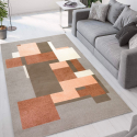 Milano GLO002 firkantet designer tæppe til under spisebordet og sofa Kampagne