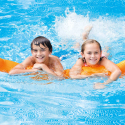 Intex 58294 Flydende ø bademadras med rutsjebane til børn pool strand Udsalg