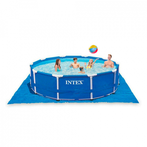 Intex 28048 Poolunderlag 472x472cm til beskyttelse af fritstående pool