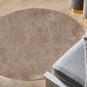 Milano TOR101TD rundt allergivenligt tæppe til under spisebordet sofa Kampagne
