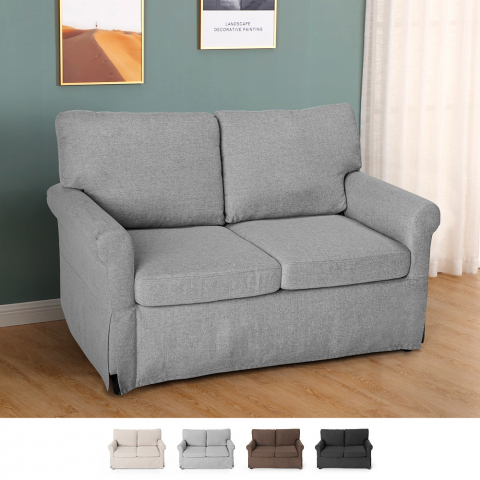 Epoque 2-personers sofa klassisk design med stofbetræk i udvalgte farver Kampagne