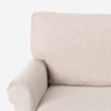 Belle Epoque 3-personers sofa klassisk design stofbetræk udvalgte farver Valgfri