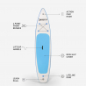 Traverso 10'5 sup board oppustelig paddleboard med padle rygsæk pumpe Udvalg