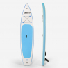 Poppa 12' sup board oppustelig paddleboard med padle rygsæk og luftpumpe Valgfri