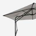 3m stor sekskantet hænge parasol til have altan med tilt sort Dorico Noir Udvalg