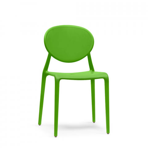 Gio Scab design moderne stabelbare spisebords stol i technopolymer Kampagne