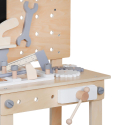 Magic Bench legetøjsarbejdsbænken af træ med værktøj til børns leg På Tilbud