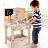 Magic Bench legetøjsarbejdsbænken af træ med værktøj til børns leg Tilbud