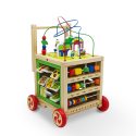 Magic Box aktivitetslegetøj lavet af træ til børn formet som en vogn Tilbud