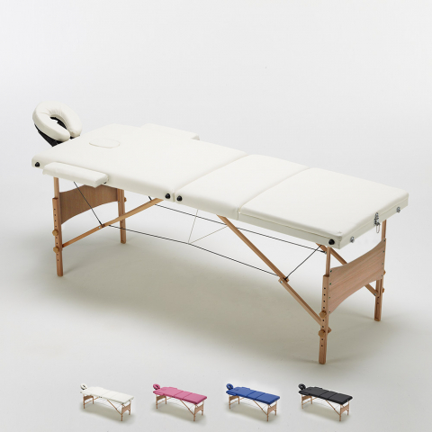 Reiki 3 sektions sammenfoldeligt massagebriks af træ bærbart 215 cm Kampagne