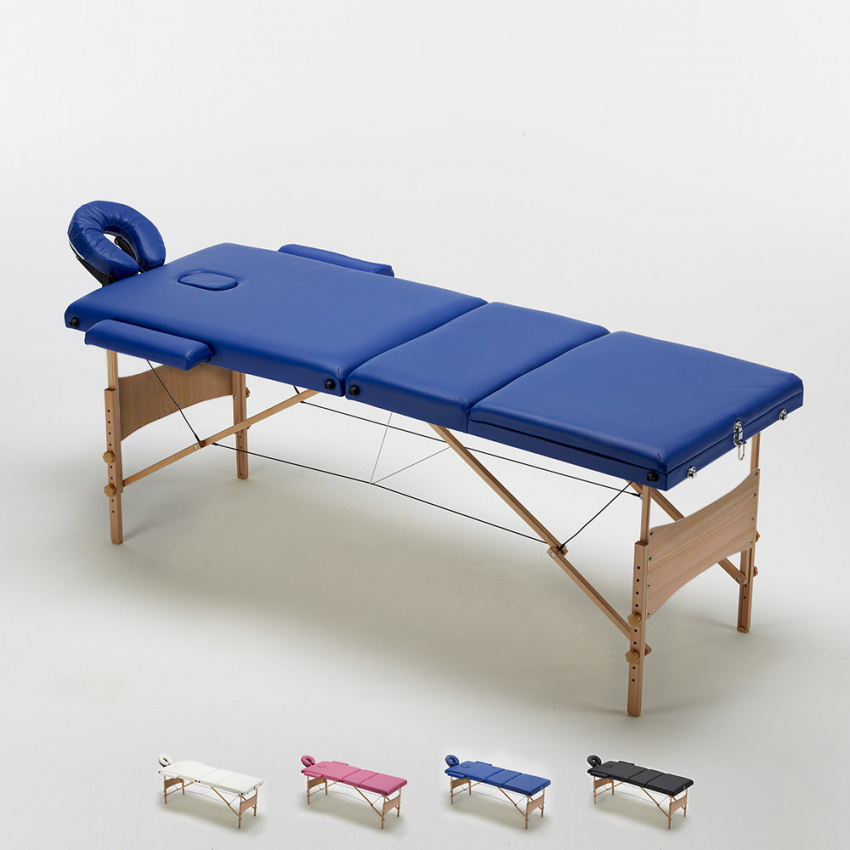 Reiki 3 sektions sammenfoldeligt massagebriks af træ bærbart 215 cm Omkostninger