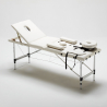 Thai massagebriks 210 cm foldbar justerbar transportable aluminium salon Udsalg