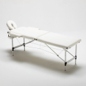 Shiatsu massagebriks 210 cm foldbar transportable aluminium massage salon Tilbud