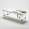 Shiatsu massagebriks 210 cm foldbar transportable aluminium massage salon Udsalg