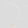 Aldebaran gulvlampe led lys lampe med moderne bue design 140 cm høj Udvalg