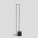 Sirio gulvlampe led lys lampe rektangulær moderne design lavet af metal På Tilbud