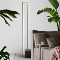 Sirio gulvlampe led lys lampe rektangulær moderne design lavet af metal Kampagne