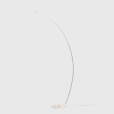 Rigel gulvlampe 180 cm led lys lampe minimalistisk metal bue design Pris