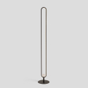 Polluce gulvlampe med ovalformet led lys lampe i moderne metal design Tilbud