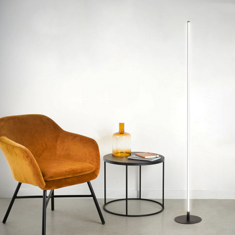 Algol gulvlampe 140 cm led lys lampe med moderne minimalistisk design