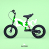 Børnecykelbalancecykel uden pedaler bremser oppustelige hjul balance bike Doc Tilbud
